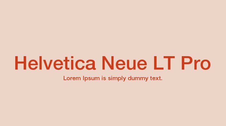 helvetica neue light standard